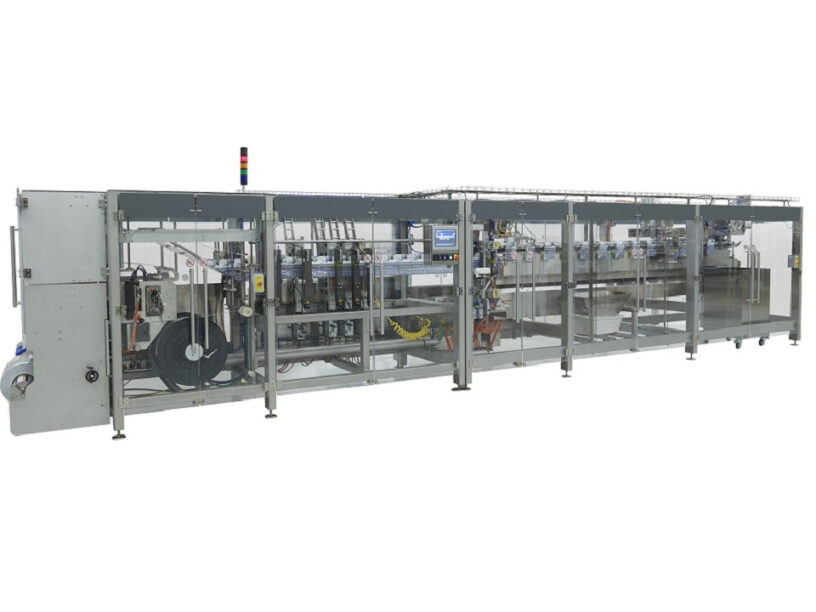 Side of the horizontal form fill seal K 260 pouching machinery