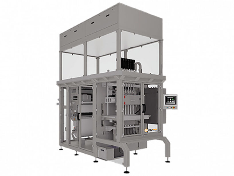 Front of the ultra clean dairy stickpack machine PH6/9 for cheese cartoners